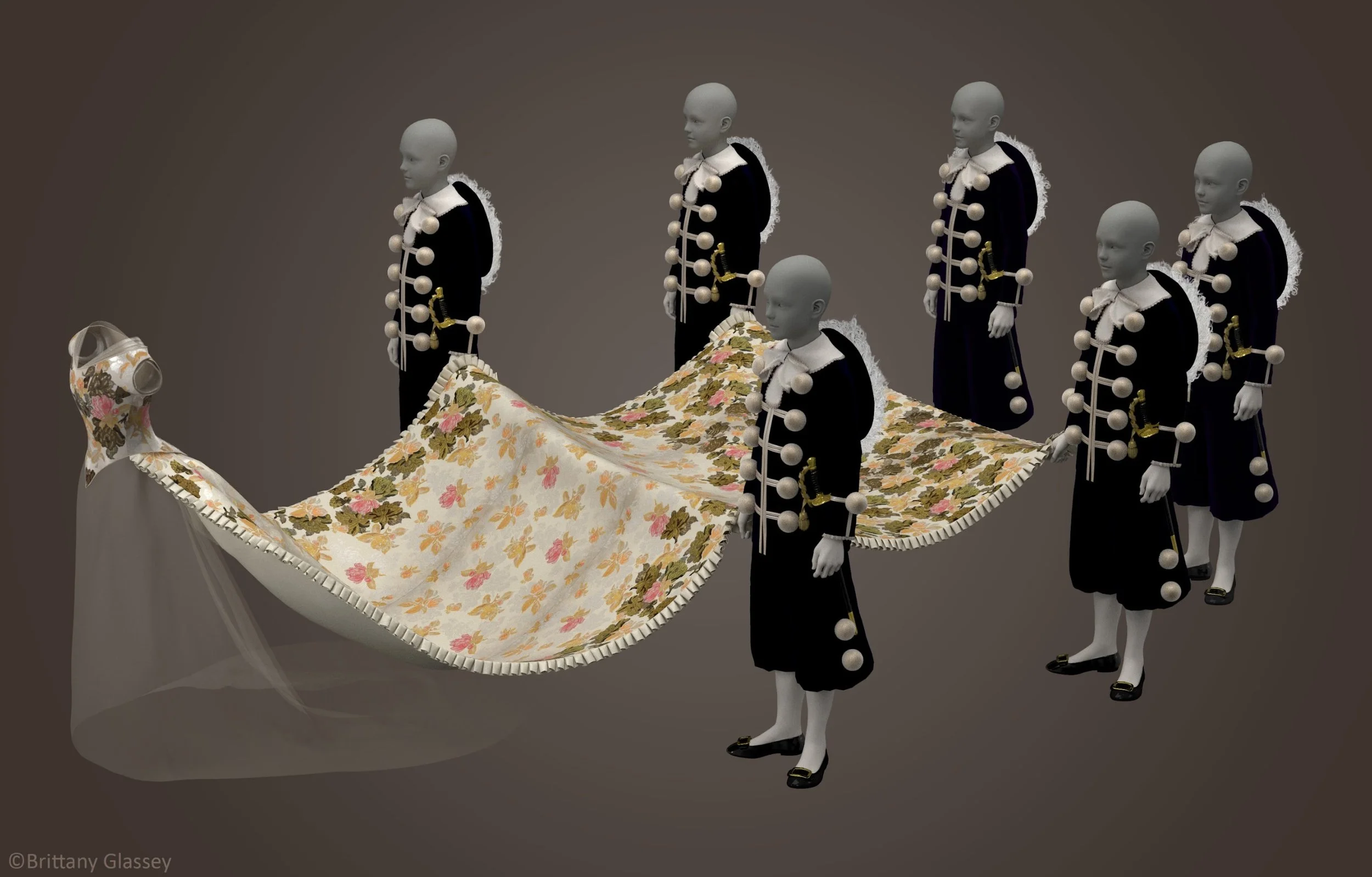 Virtual 3D Reconstruction for Exhibition: Dresses of the Meiji Era